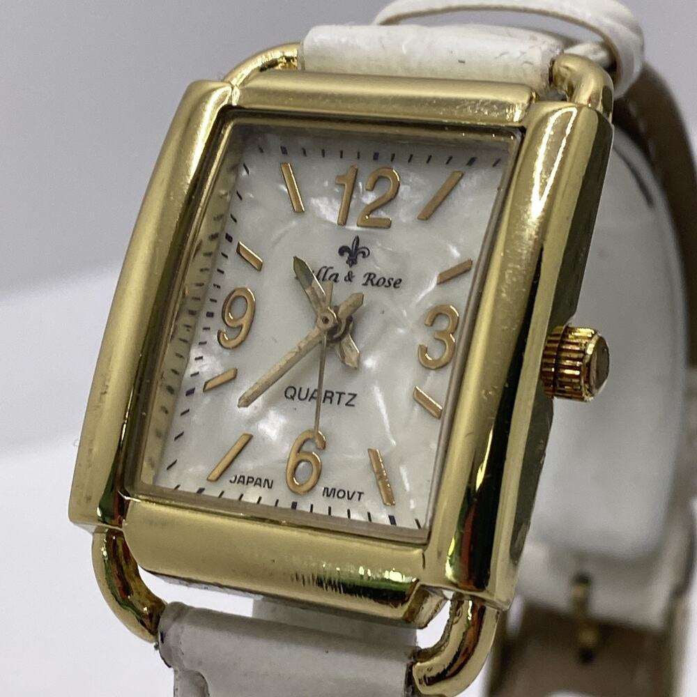 Bella & Rose Womens Tank Watch New Batteey